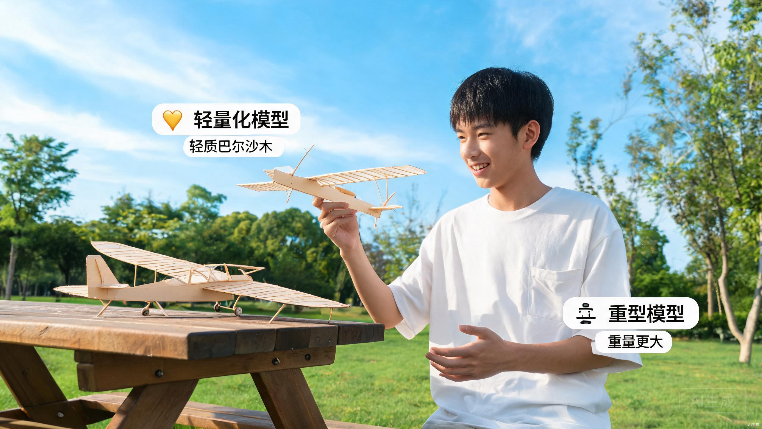 轻量化航模与普通航模对比