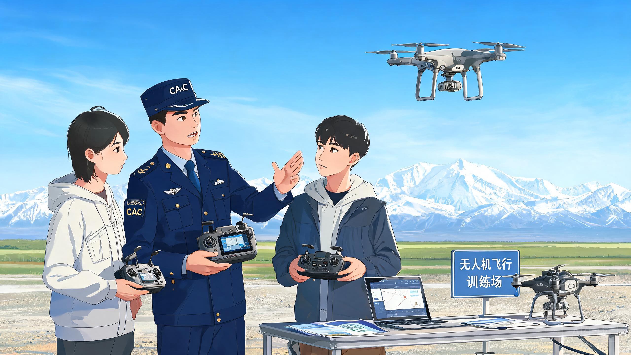 CAAC无人机培训现场